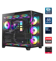 Turbox Xeon E5-2699 v4 Çift Işlemcili 88 Çekirdek 64GB 1TB NVMe 4GB RX550 Workstation Oem Paket