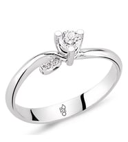 Romeo Pırlanta 0.25 Ct Tektaş Yüzük RM25069 (Çok Renkli)