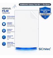 SChitec SAMSUNG Galaxy Tab S9+ Uyumlu Ön Yüzey Nano Şeffaf Hidrojel Ekran Koruyucu