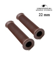 Chopper Cafe Racer Universal 22 mm Slikon Elcik Seti Kahve