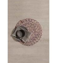 Koza Home Cesta El Yapımı Örgü Mor Supla 37x37 4021
