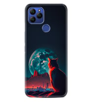 GM 21 Pro Kılıf HD Resim Baskılı Dalgın Kedi StKd -074