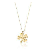 EMILIANO JEWELLERY SİLVER 925 AYAR YAZILI YONCA KOLYE