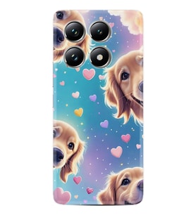 Xiaomi Redmi Note 14 Pro Plus Kılıf Boutique Baskılı Resimli Kalp ve Köpek Pcode -034