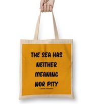 Nature Quotes Lover Gift Conservation Sayings Words Bez Çanta Uzun Saplı
