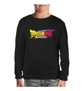 Dragon Ball Daima Logo Siyah Çocuk Sweatshirt
