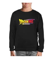 Dragon Ball Daima Logo Siyah Çocuk Sweatshirt