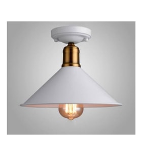 mylights retro rustik plofonyer  tavan avize retro avize rustik avize  30 cm (Siyah)