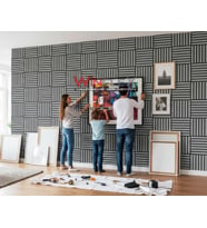 WİNFLEX MİNİ EKO AKUSTİK AHŞAP PANEL - 30X30CM (Antrasit)