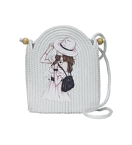 e38 EL İŞÇİLİĞİ HASIR JÜT KOL ÇANTASI 25*21 cm - 6143 (Karışık)