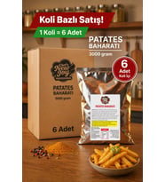 Patates Baharatı 3000 G x 6 Adet - 1 Koli (Koli Bazlı Avantaj Paketi)