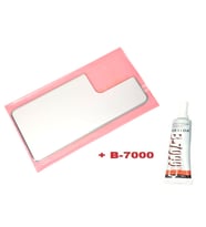 Tkgz Samsung Galaxy S21 UTRA Arka Pil Batarya Kapağı (CAM+B-7000) GRİ