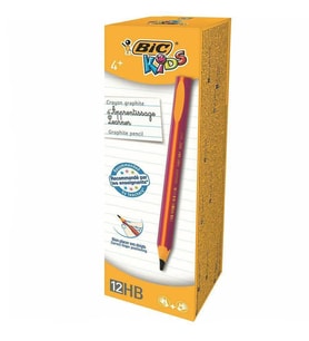 Bic Kurşun Kalem Kids Evolution HB Üçgen Jumbo 12 Lİ Pembe 919263