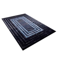 Dijital Kaymaz Yıkanabilir Mavi Modern Salon Halısı Mutfak Halısı Koridor Halısı Yolluk HLN1408