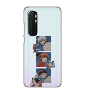 Xiaomi Mi Note 10 LITE Uyumlu Gintama Tasarımlı Şeffaf Telefon Kılıfı