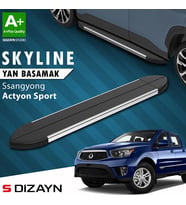S-Dizayn Ssangyong Actyon Sports Skyline Krom Yan Basamak 203 Cm 2007-2018 A+ Kalite
