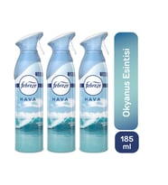 Febreze Hava Ferahlatıcı Sprey Oda Kokusu Okyanus 185 ml x 3 Adet Hava Temizleyici 185 ml Oda Parfüm