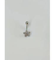 Çiçek Detaylı Göbek Piercing - Pg0085
