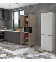 Kenzlife fırın dolabı bedriye crd 185*66*45 mutfak banyo kiler ofis