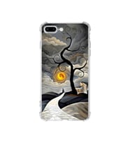 PrintiFy Apple iPhone 7plus ile Uyumlu Simya Serisi Sarmal Yolculuk Tasarımlı Uv Baskılı Köşe Korumalı Antişok Kılıf
