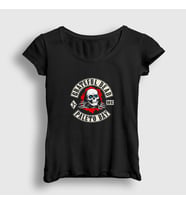 Presmono Kadın Siyah Paleto Bay Grateful Dead T-Shirt 385191tt