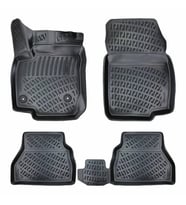 Ford Escape 2013-2019 Siyah 3D Havuzlu Paspas (Karışık)