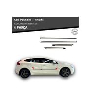 VOLVO V40 YAN KAPI KORUMA ÇITASI PLASTİK + KROM