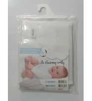 ŞMTSTYLE Bebek Çocuk Alezi 60X120cm, Sıvı Geçirmez Pamuklu Yatak Çarşaf Koruyucu (Beyaz)