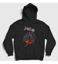 Presmono Unisex Siyah Angel Judas Priest Kapüşonlu Sweatshirt 88020tt
