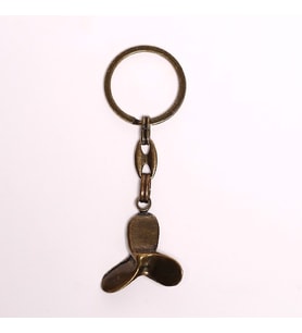 BRONZ RENGİ PERVANE FİGÜRLÜ ANAHTARLIK-ANAH252