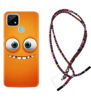 Realme C11 C21 C21Y C25Y C11 2021 Kılıf Boyun Asklı Rasta Silikon Dişlek 1615