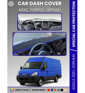 IVECO DAILY (2011-2014) Torpido Örtüsü Panel Torpido Koruma Araca Özel Tam Uyum Kaymaz Kolay Montaj