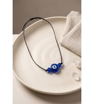 Handmade Bohem Mavi Nazar Kolye