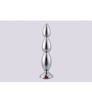 Pürüzsüz Yüzeye Sahip Metal Görünümlü Boğumlu 14 Cm Taşlı  Plug