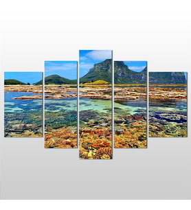 Mercanlar Kanvas Tablo 245x140cm (Karışık)