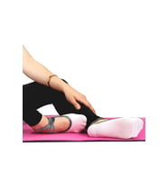 Kaymaz Pembe Dans Yoga Bale ve Pilates Çorabı (Pudra)