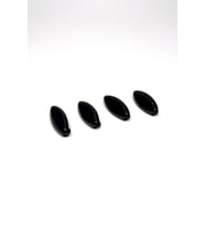 4 Adet Plastik Çengelli Eşarp Ve Şal İğnesi Siyah 4 cm (Çok Renkli)