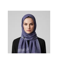 Aqua Yonca Desenli Şal