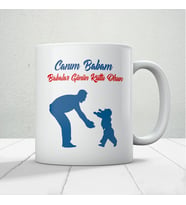 Canım Babam Baskılı Babalar Günü Kupa Bardak Kahve Kupa Bardak-8