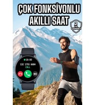 Akıllı Saat Çok Fonksiyonlu Sesli Görüşme Nfc Uyumlu Amoled Ekran