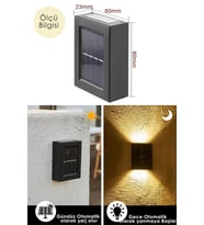 Solar Aplik Çift Taraflı Lamba
