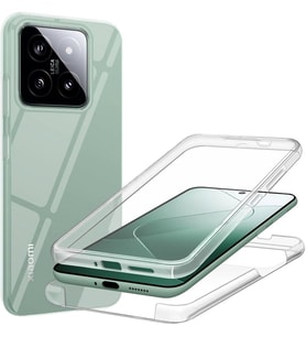 Xiaomi 14 PRO Kılıf 360 Şeffaf Ön Arka Korumalı Şeffaf Silikon