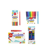Bubu 4 lü Boya Seti (Kuru-Keçeli-Pastel-Sulu Boya) BUBUSET1
