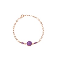 Lotus Çiçeği Bileklik - 925 Ayar Gümüş Bileklik