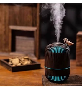 Ultrasonik LED Işıklı Aroma Difüzörü ve Hava Nemlendirici Buhar Makinesi