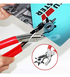 6 Başlıklı Kemer delme Aleti Metal Kemer Delme Aparatı