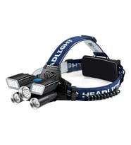 POWERMASTER MX-501 18+3 POWER LEDLİ SU GEÇİRMEZ ŞARJLI KAFA FENERİ