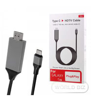 Zore Type-C HDMI Kablo Kırmızı Kutulu (Siyah)