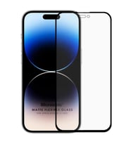 Microsonic Apple iPhone 15 Pro Seramik Matte Flexible Ekran Koruyucu Siyah