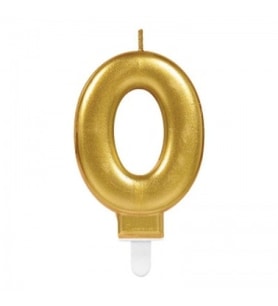 0 Rakam Mum Gold Renk
